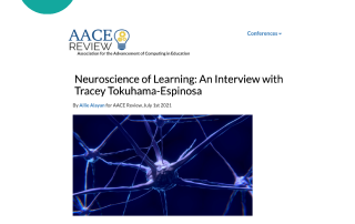Tracey Tokuhama-Espinosa entrevista AACE Review sobre neurociencia del aprendizaje digital